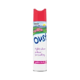 Ароматизатор за въздух Oust Garden Fresh Spray розов, 300 мл