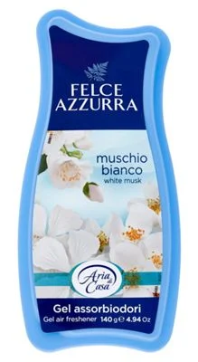 Ароматизатор-гел Felce Azzurra бял мускус, 140 г