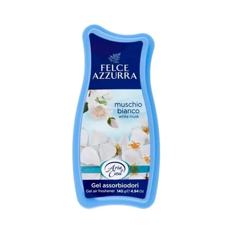 Ароматизатор-гел Felce Azzurra бял мускус, 140 г