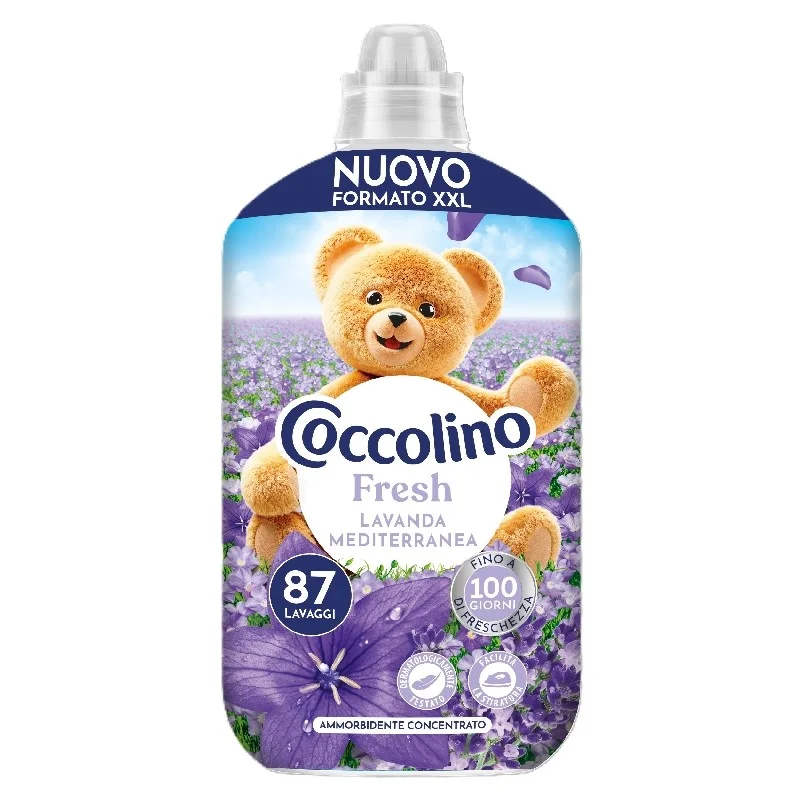 Омекотител-концентрат Coccolino средиземноморска лавандула 1.827 л, 87 пранета