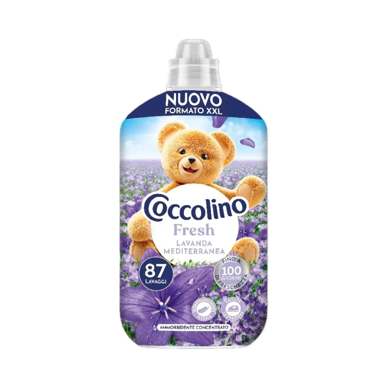 Омекотител-концентрат Coccolino средиземноморска лавандула 1.827 л, 87 пранета - COCCOLINO