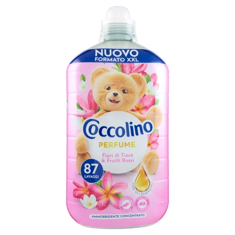 Омекотител-концентрат Coccolino гардения и червени плодове 1.827 л, 87 пранета
