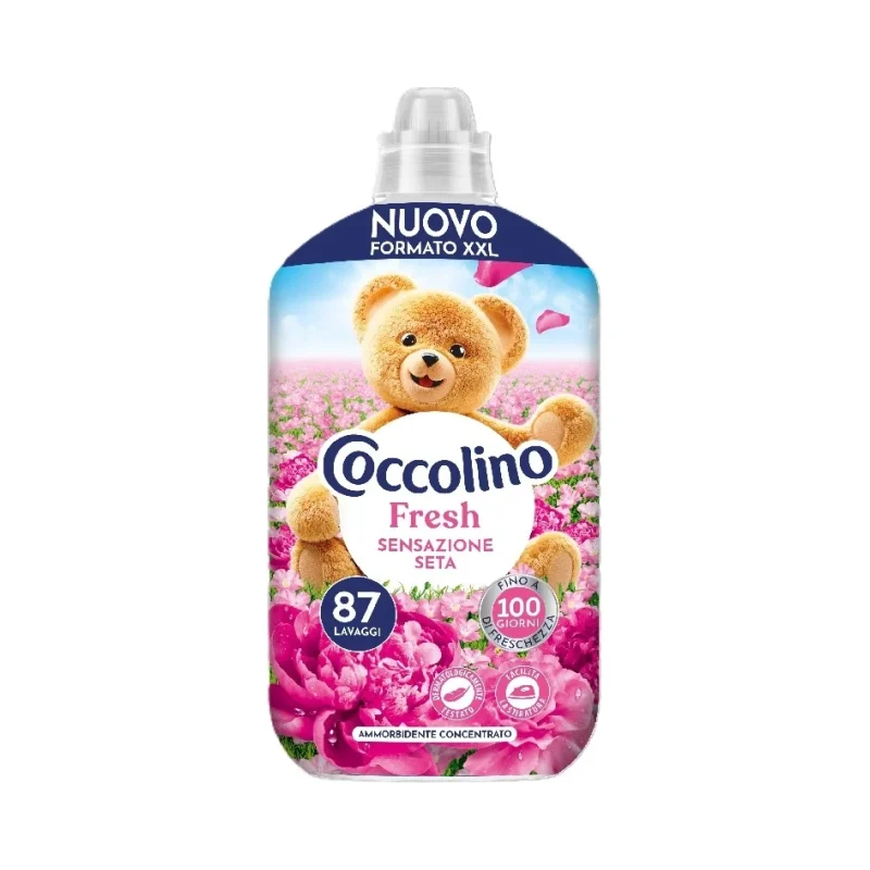 Омекотител-концентрат Coccolino копринено усещане 1.827 л, 87 пранета - COCCOLINO