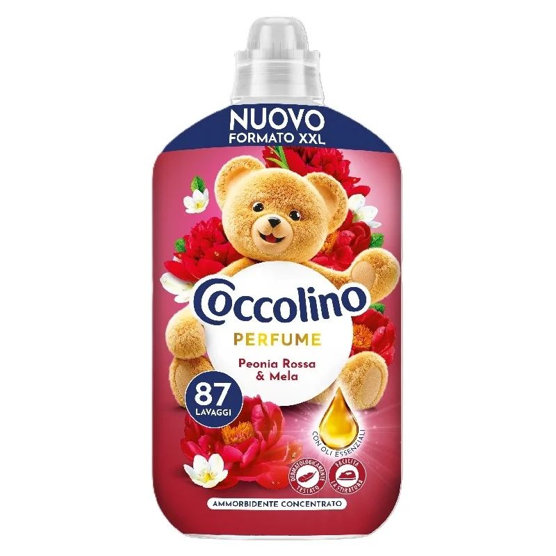 Омекотител-концентрат Coccolino роза и божур 1.827 л, 87 пранета
