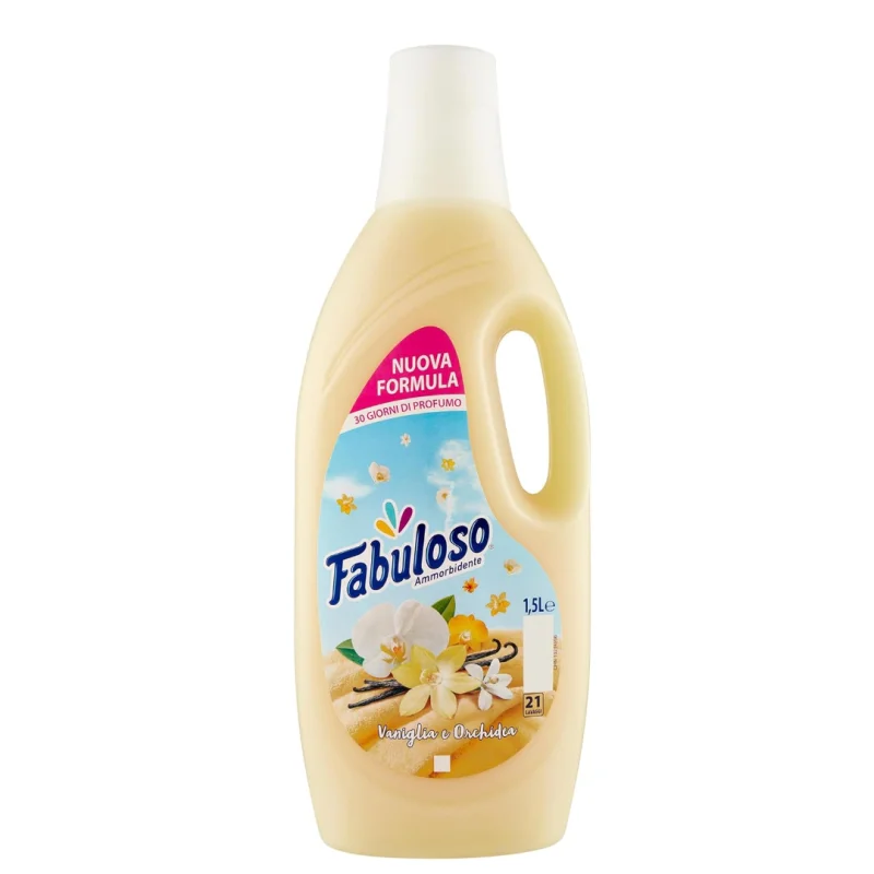 Омекотител Fabuloso ванилия/орхидея 21 пранета, 1.5 л