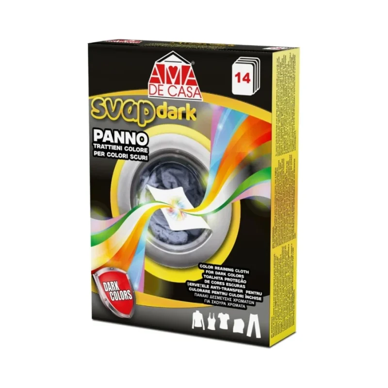 Кърпички за пералня Ama De Casa-Vapa Svap Dark, за тъмни дрехи 14 бр - Ama De Casa-Vapa