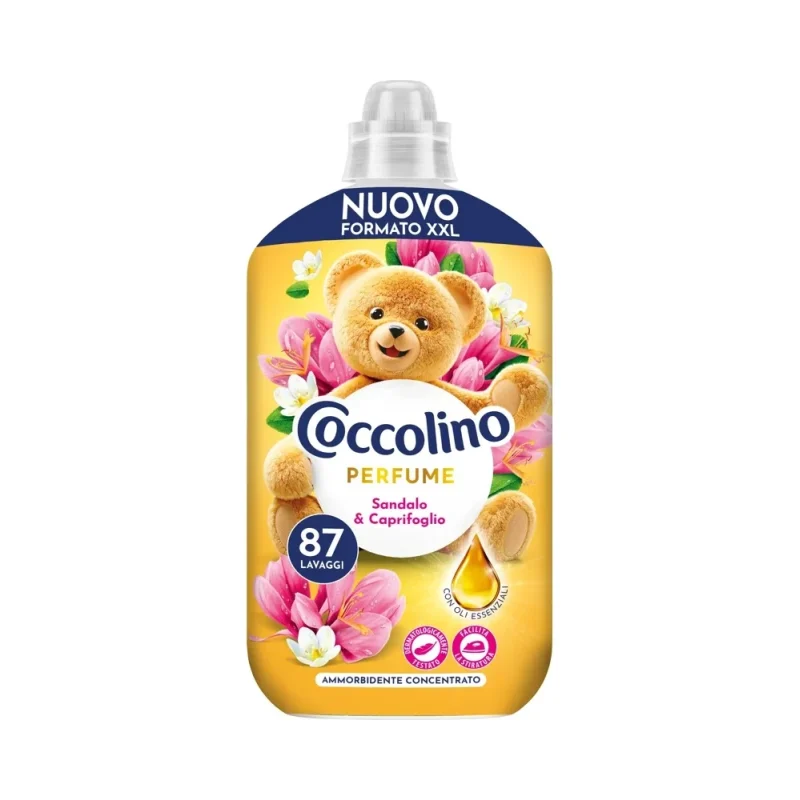 Омекотител-концентрат Coccolino сандалово дърво 1.827 л, 87 пранета - COCCOLINO