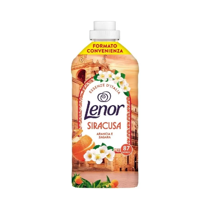 Омекотител-концентрат Lenor Siracusa цитрусови цветове 1.827 л, 87 пранета - LENOR