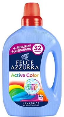 Течен препарат Felce Azzurra Active Color 32 пранета, 1.59 л - Felce
