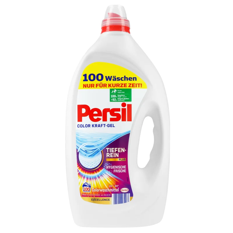 Течен препарат Persil гел за цветно, 100 пранета, 5 л
