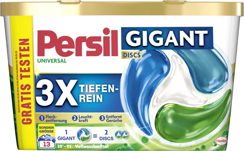 Капсули за пране-гигант Persil Discs универсални 13 бр в кутия