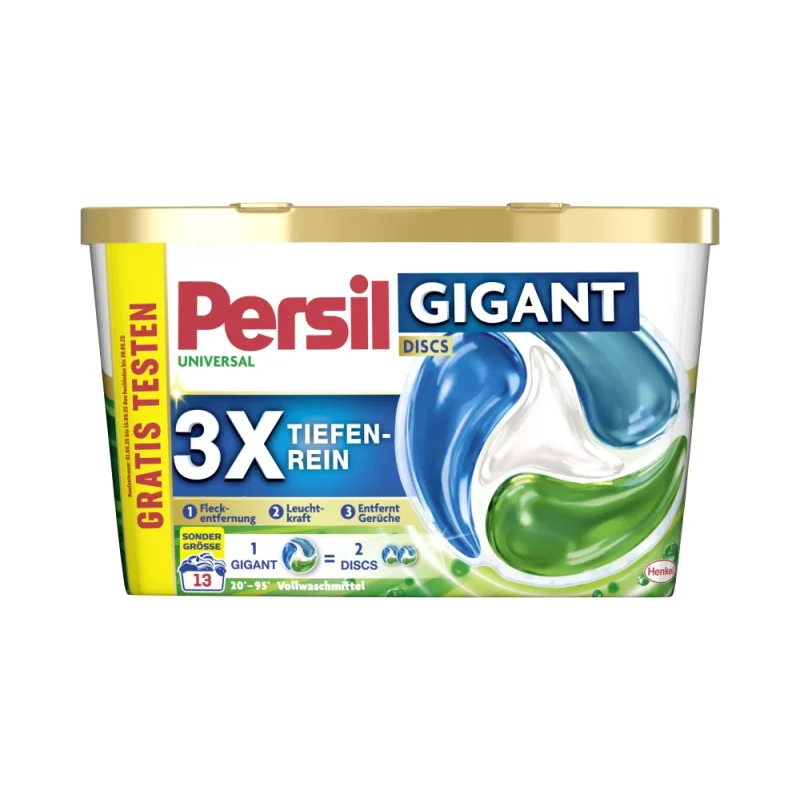 Капсули за пране-гигант Persil Discs универсални 13 бр в кутия - PERSIL