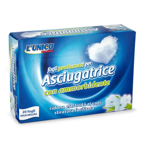 Ароматизирани кърпички за сушилня Lunico Primavera /сини/ 20 бр