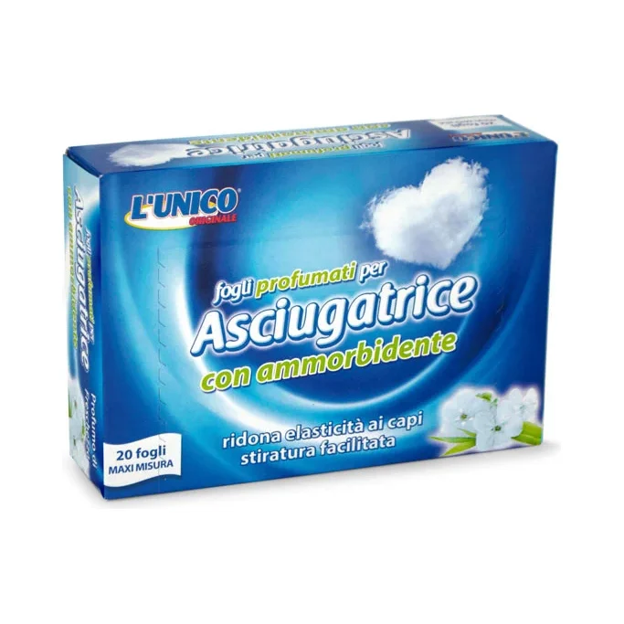 Ароматизирани кърпички за сушилня Lunico Primavera /сини/ 20 бр - Lunico