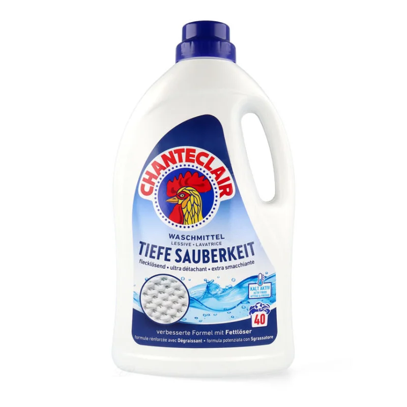 Течен препарат Chante Clair Deep Clean, 40 пранета, 1.8 л