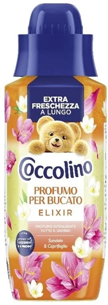 Течен препарат-парфюм Coccolino сандалово дърво и цветя, 342 мл