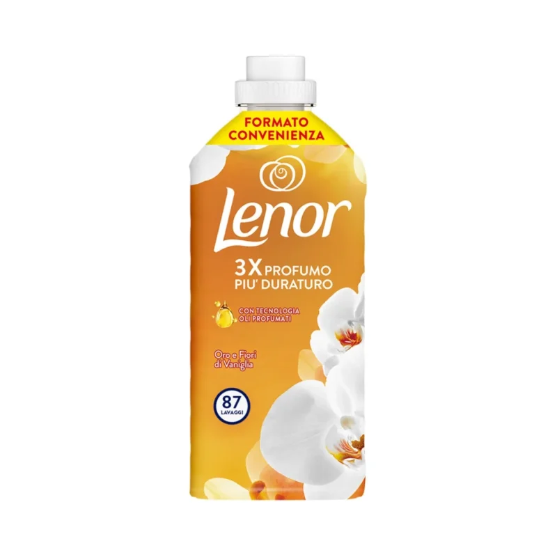 Омекотител-концентрат Lenor Oro E Fiori Di Vaniglia 87 пранета - LENOR