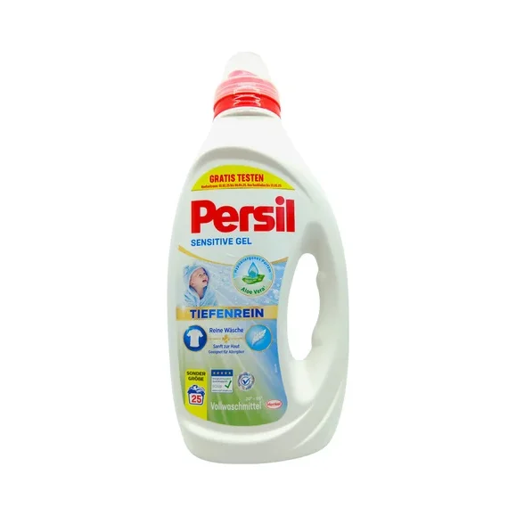 Течен препарат-гел Persil Sensitive за бели тъкани, 25 пранета, 1.125 л - PERSIL