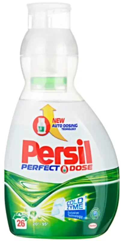 Течен препарат-концентрат гел Persil Perfect Dose Universal 26 пранета с дозатор, 858 мл