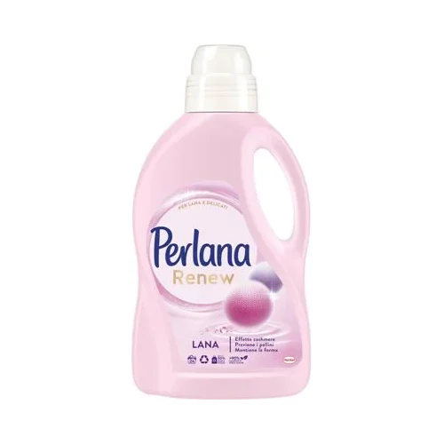 Течен препарат за вълна Perlana Renew /розов/, 28 пранета, 1.4 л - Perlana Renew