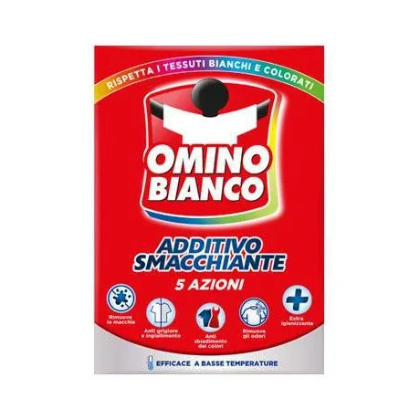 Препарат за петна на дрехи Omino Bianco 5 в 1, 500 г - Omino Bianco