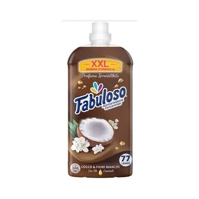 Омекотител концентрат Fabuloso кокос 77 пранета, 1.7 л - Fabuloso
