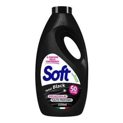 Течен препарат за черни дрехи Soft, 45 пранета, 2.25 л