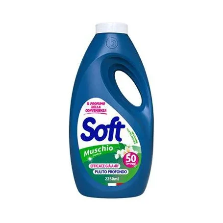 Течен препарат Soft бял мускус 45 пранета, 2.25 л - Soft