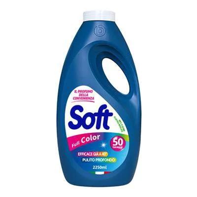 Течен препарат Soft за цветно пране 45 пранета, 2.25 л