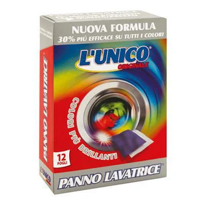 Кърпички за пералня L'Unico Panno за цветни дрехи, 12 бр