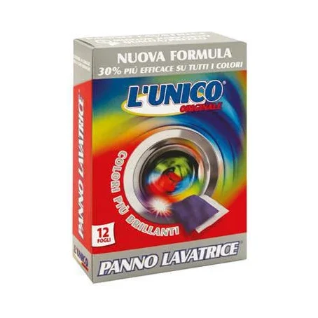 Кърпички за пералня L'Unico Panno за цветни дрехи, 12 бр - Lunico