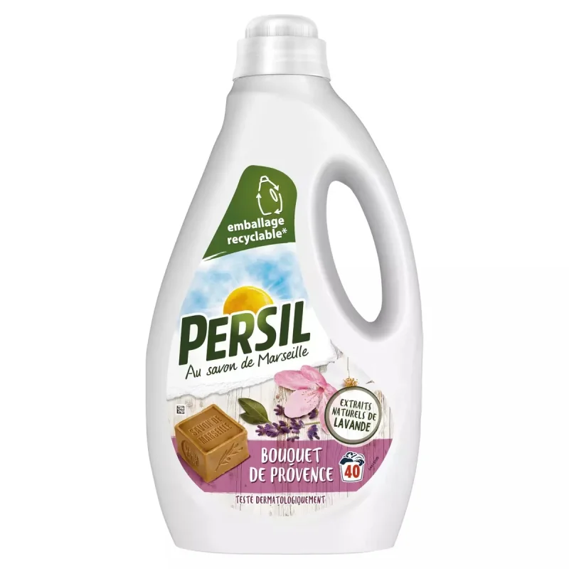 Течен препарат Persil Bouquet De Provence, 40 пранета, 1.8 л