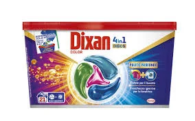 Капсули за пране Dixan Discs за цветни тъкани, 21 бр