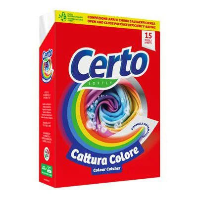 Цветоулавящи кърпички за пералня Certo Colore 15 бр