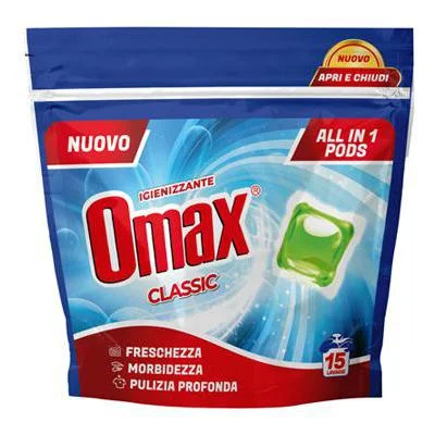 Капсули за пране Omax All In 1 класик, 15 бр - Omax