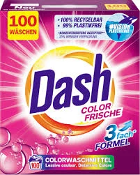 Прах за пране Dash Color Frische, 110 пранета кутия, 5,5 кг