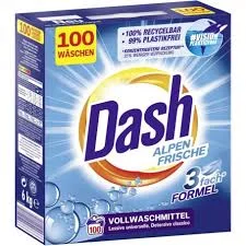 Прах за пране Dash Alpen Frische, 110 пранета кутия, 5.5 кг - Dash