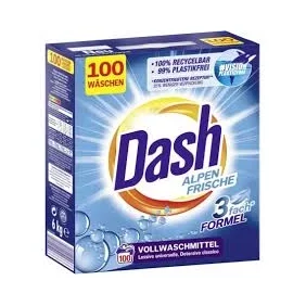Прах за пране Dash Alpen Frische, 110 пранета кутия, 5.5 кг - Dash