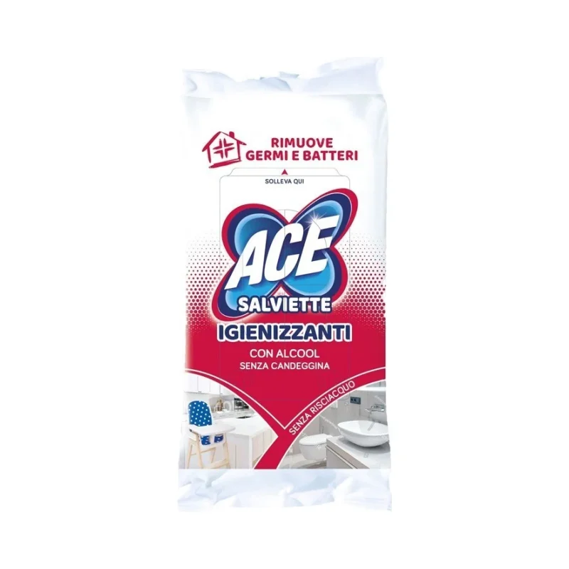 Мокри кърпички Ace с алкохол за повърхности 40 бр - ACE