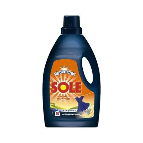 Течен препарат Sole за тъмни дрехи 16 пранета, 1 л - Sole