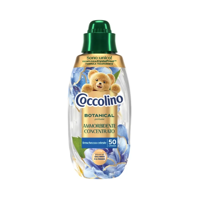 Омекотител Coccolino Botanical Freschezza Celeste 750 мл, 50 пранета - COCCOLINO