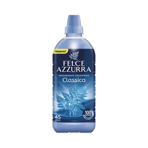 Омекотител концентрат Felce Azzurra класик 45 пранета, 900мл - Felce
