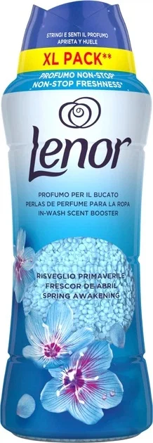 Парфюмни перли Lenor Unstoppables пролетна свежест-сини 495 г