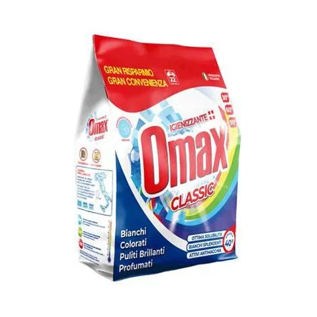 Прах за пране Omax класик, 22 пранета, 1.32 кг - Omax