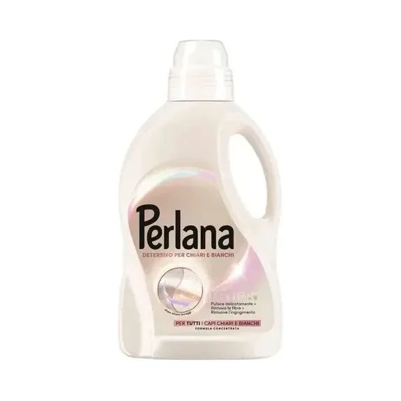 Течен препарат за бели дрехи Perlana Renew, 28 пранета, 1.4 л - Perlana Renew