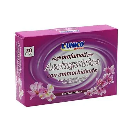 Ароматизирани кърпички за сушилня Lunico Floreale /розови/ 20 бр - Lunico