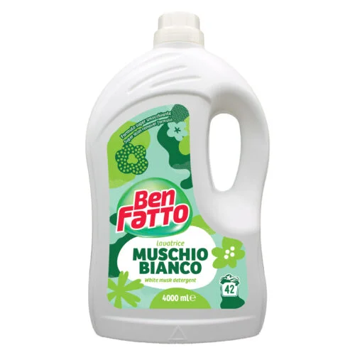 Течен препарат Ben Fatto Muschio Bianco, 42 пранета, 4 л - Ben Fatto