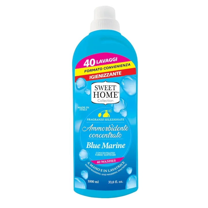 Омекотител-концентрат Sweet Home Blue Marine 1 л, 40 пранета