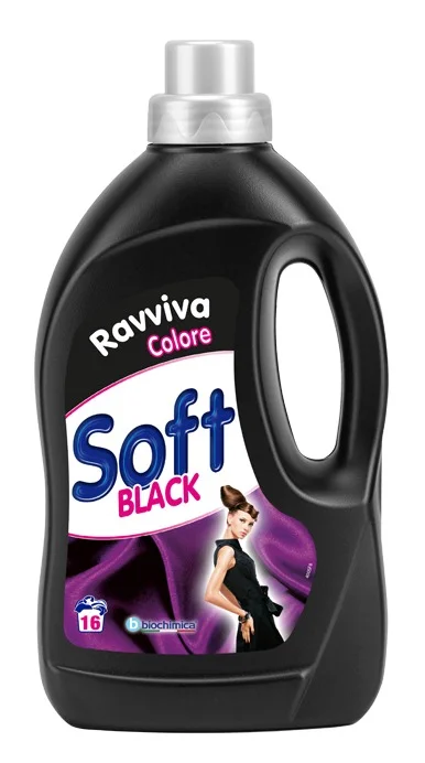 Течен препарат Soft Black за тъмни дрехи 16 пранета, 900 мл