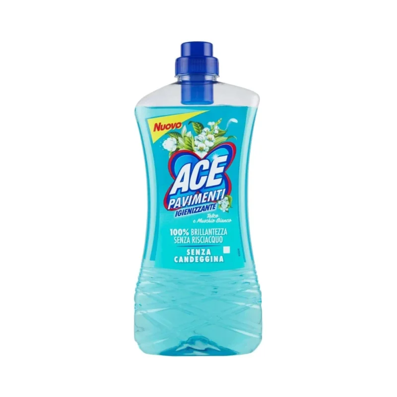 Препарат за под Ace талк и бял мускус без белина, 1 л